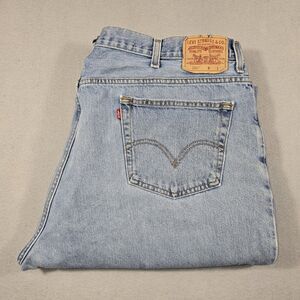 Levi's 560 Loose Comfort Fit Men's Jeans Size 48x30 Distressed Blue Denim